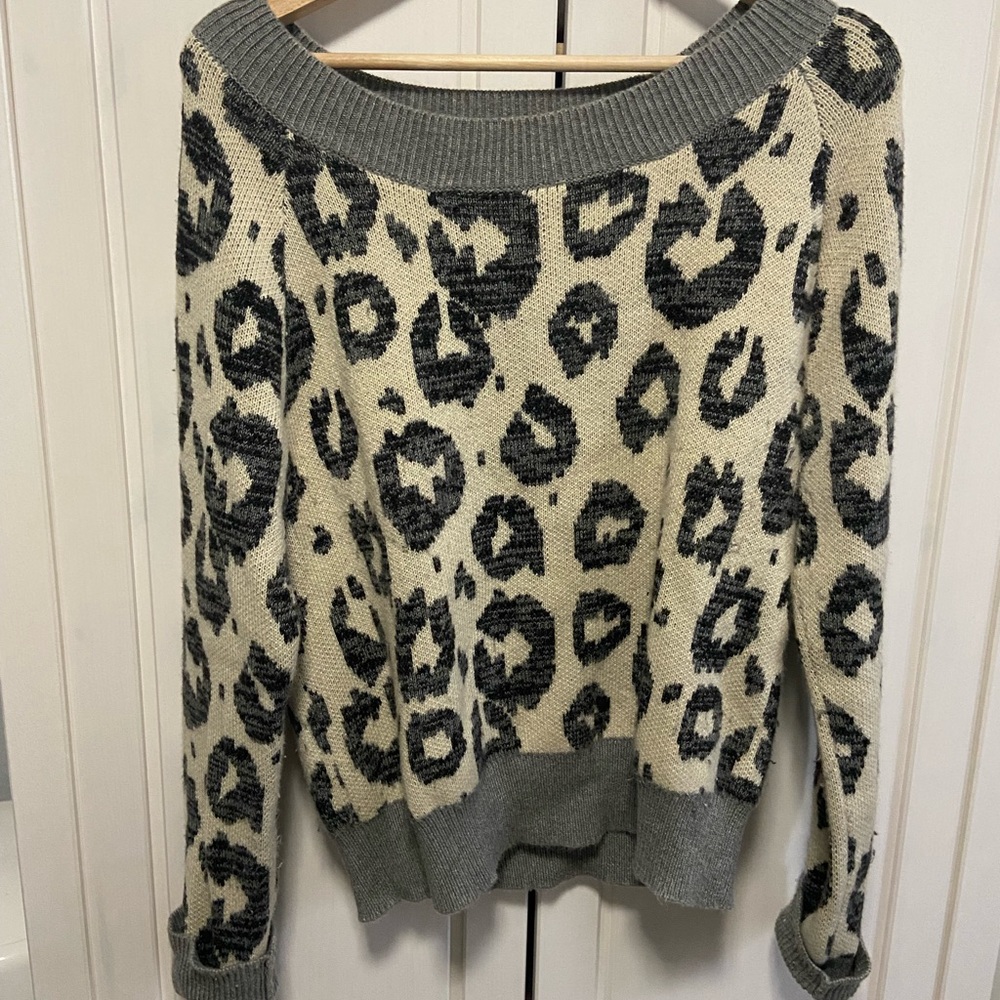 Leopard Print Sweatshirt